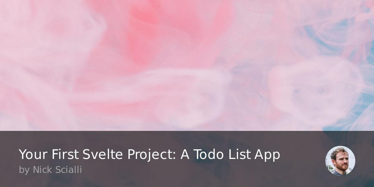 Your First Svelte Project: A Todo List App | TypeOfNaN