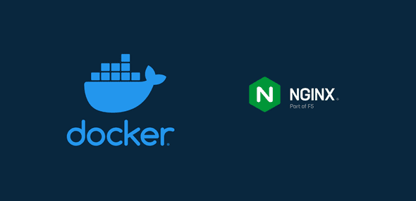docker and nginx logos