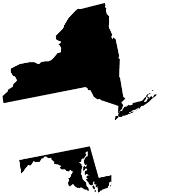 new york and maryland